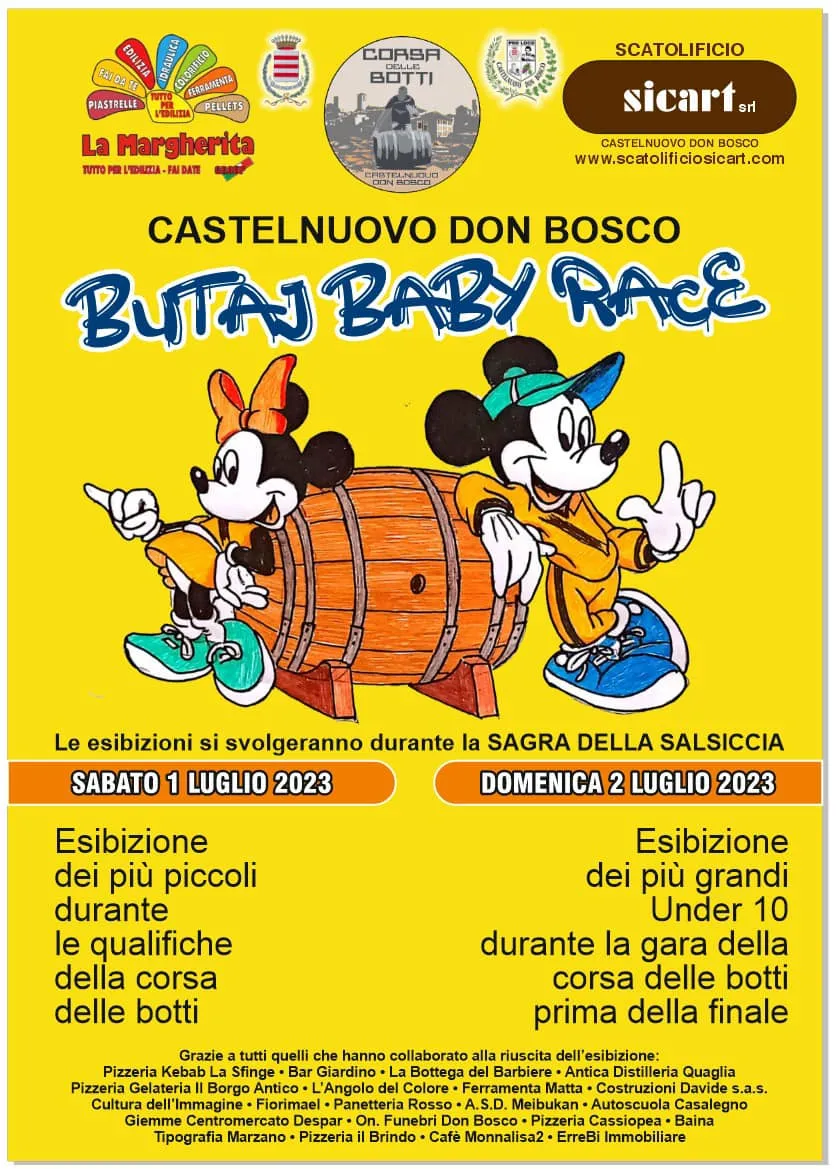 Castelnuovo Don Bosco | "Butaj Baby Race"