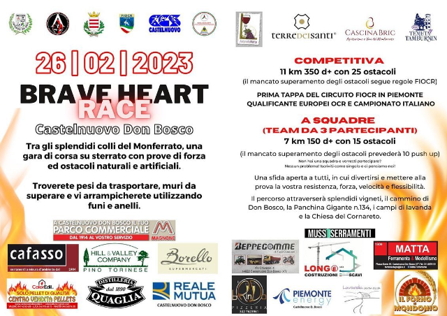 Castelnuovo Don Bosco | "Brave Heart Race"