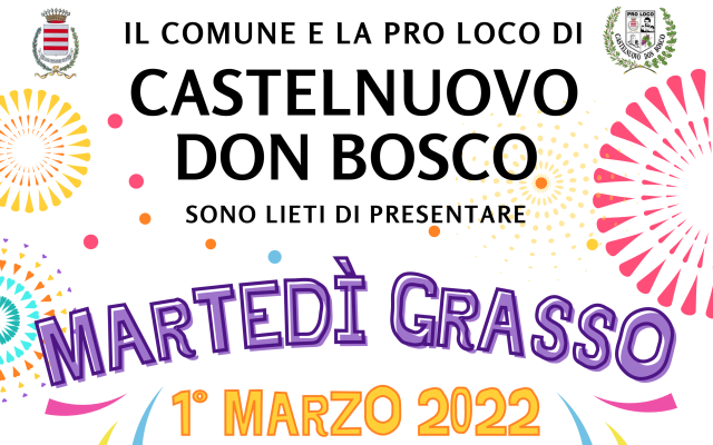 Castelnuovo Don Bosco | Martedì grasso 2022