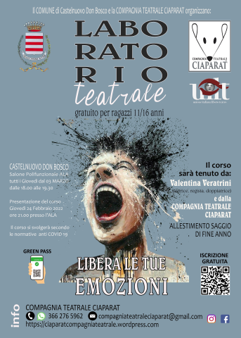 Castelnuovo Don Bosco | Corso teatrale per ragazzi 11-16 anni