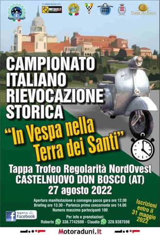 Castelnuovo Don Bosco | "In Vespa nella Terra dei Santi"