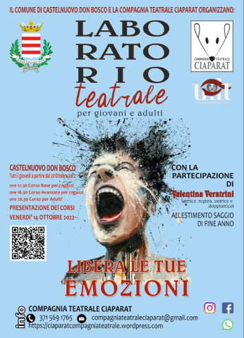 Castelnuovo Don Bosco | Laboratorio teatrale per giovani e adulti