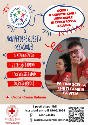 Servizio Civile Universale Croce Rossa Italiana